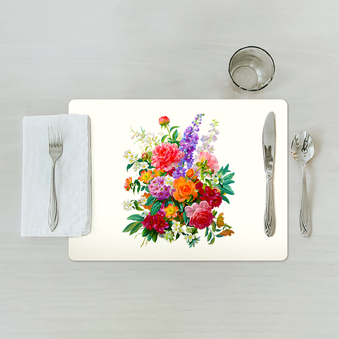 Wildflower Symphony Bouquet Placemat