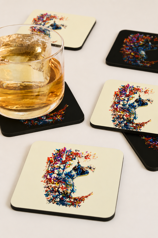 Butterfly Golfer Coaster