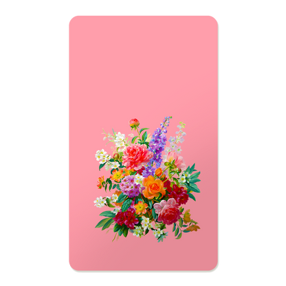 Botanical Floral Rectangle Mouse Pad, Premium Non-Slip Rubber Base Desk Mat