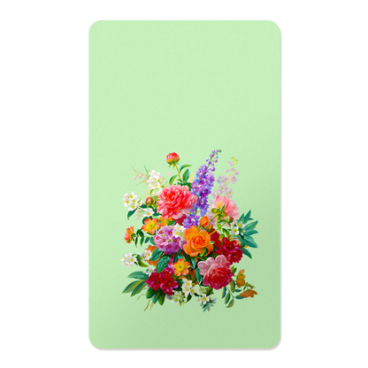 Botanical Floral Rectangle Mouse Pad, Premium Non-Slip Rubber Base Desk Mat