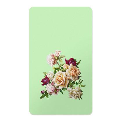 Antique Floral Rectangle Mouse Pad, Premium Non-Slip Rubber Base Desk Mat