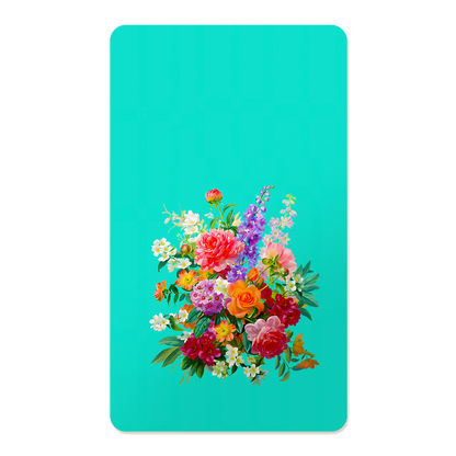 Botanical Floral Rectangle Mouse Pad, Premium Non-Slip Rubber Base Desk Mat