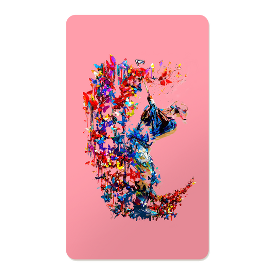 Butterfly Golfer Rectangle Mousepad