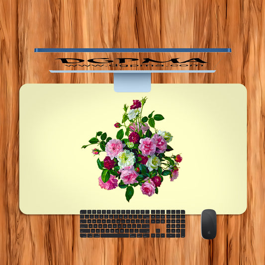 Victorian Rose Bouquet Desk Mat