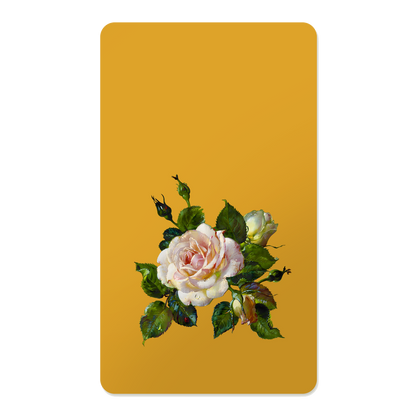 Vintage Floral Rectangle Mouse Pad, Premium Non-Slip Rubber Base Desk Mat