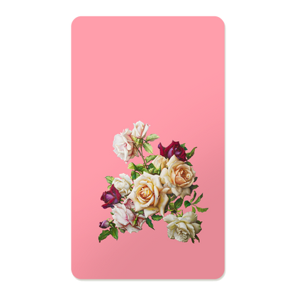 Antique Floral Rectangle Mouse Pad, Premium Non-Slip Rubber Base Desk Mat