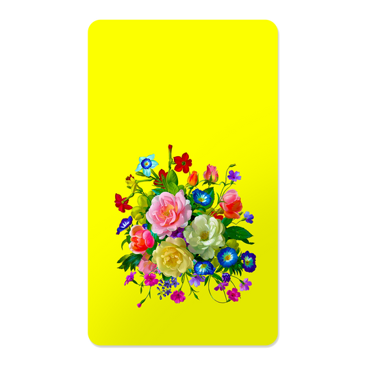 Roses, Pansies, and Poppies Bouquet Rectangle Mousepad
