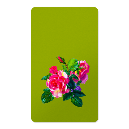 Romantic Floral Rectangle Mouse Pad, Premium Non-Slip Rubber Base Desk Mat