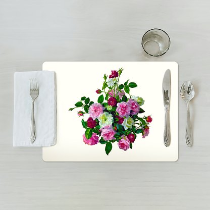 Victorian Floral Placemat, Waterproof Heat-Resistant Non-Slip Dining Mat
