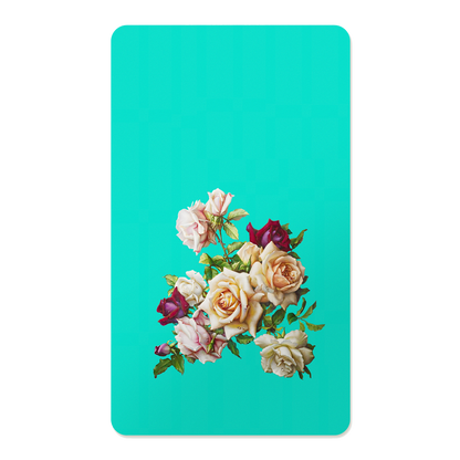 Antique Floral Rectangle Mouse Pad, Premium Non-Slip Rubber Base Desk Mat