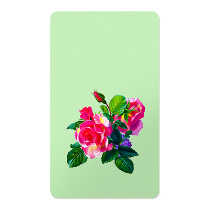 Romantic Floral Rectangle Mouse Pad, Premium Non-Slip Rubber Base Desk Mat
