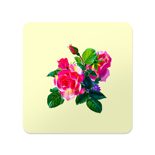 Rose Trio Bouquet Square Mousepad
