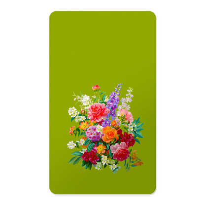 Botanical Floral Rectangle Mouse Pad, Premium Non-Slip Rubber Base Desk Mat
