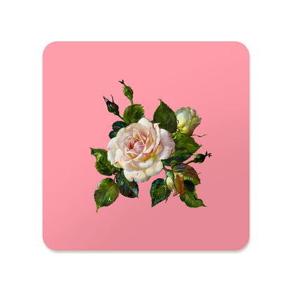 White Rose Coaster