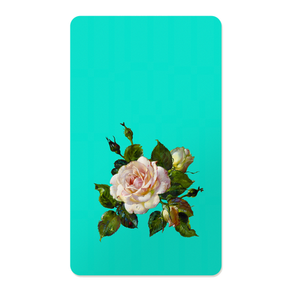 Vintage Floral Rectangle Mouse Pad, Premium Non-Slip Rubber Base Desk Mat