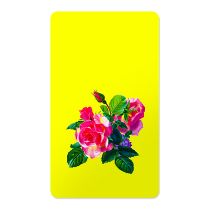 Romantic Floral Rectangle Mouse Pad, Premium Non-Slip Rubber Base Desk Mat