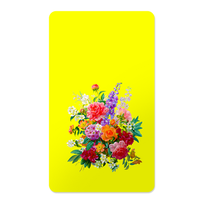Botanical Floral Rectangle Mouse Pad, Premium Non-Slip Rubber Base Desk Mat
