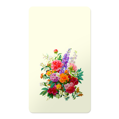 Botanical Floral Rectangle Mouse Pad, Premium Non-Slip Rubber Base Desk Mat