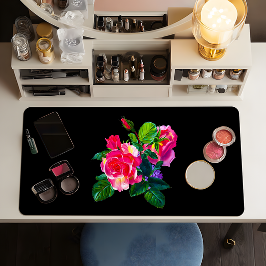 Rose Trio Bouquet Vanity Mat