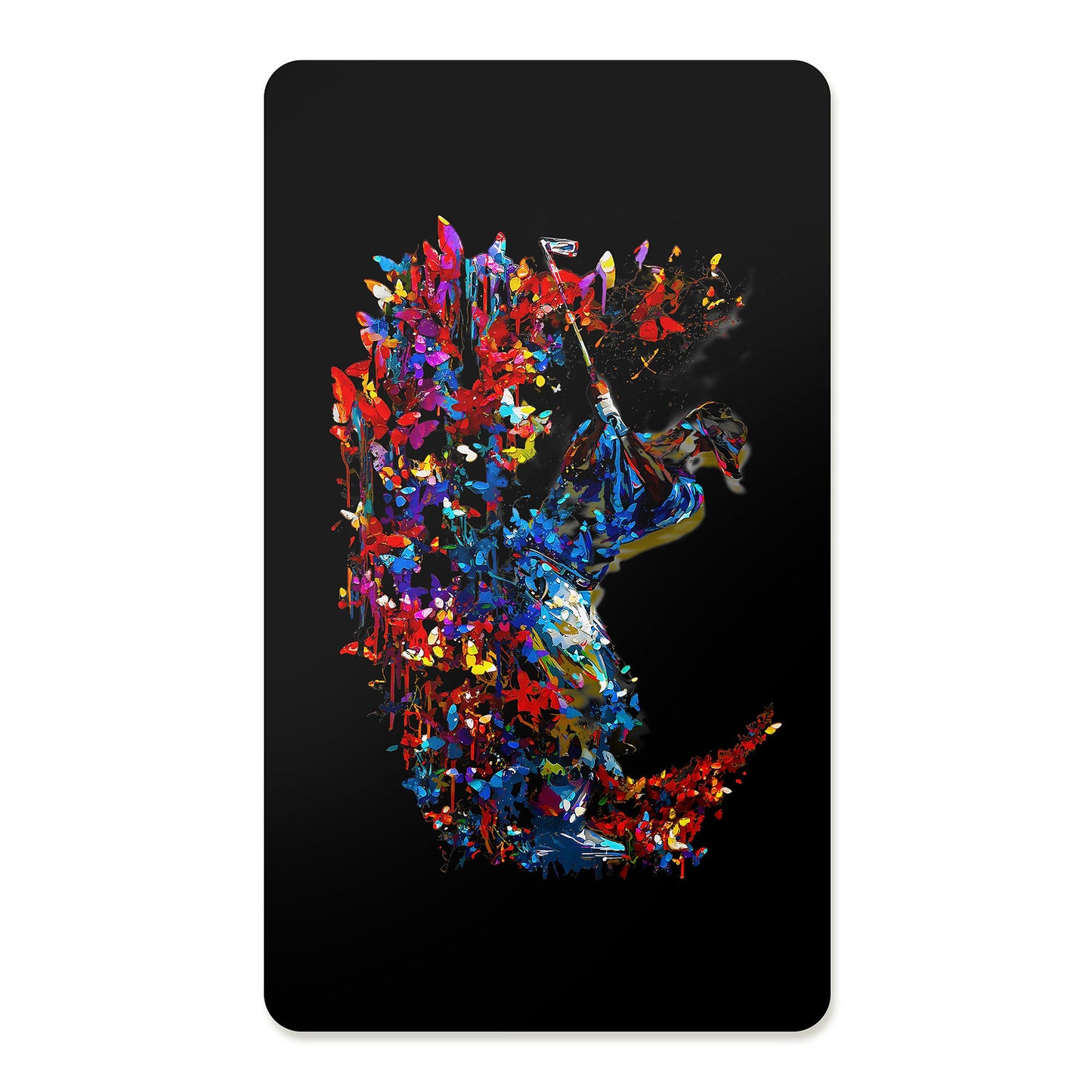 Butterfly Golfer Rectangle Mousepad