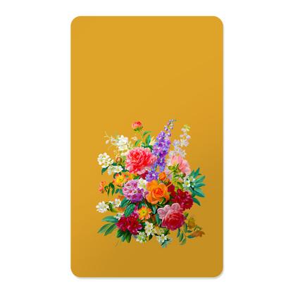 Botanical Floral Rectangle Mouse Pad, Premium Non-Slip Rubber Base Desk Mat
