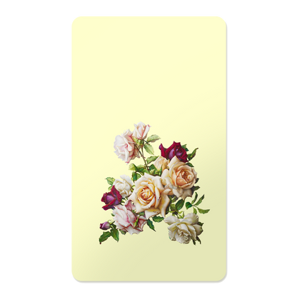 Antique Floral Rectangle Mouse Pad, Premium Non-Slip Rubber Base Desk Mat