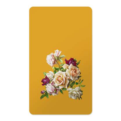 Antique Floral Rectangle Mouse Pad, Premium Non-Slip Rubber Base Desk Mat