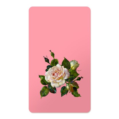 Vintage Floral Rectangle Mouse Pad, Premium Non-Slip Rubber Base Desk Mat