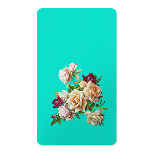 Muted Blush Rose Bouquet Rectangle Mousepad