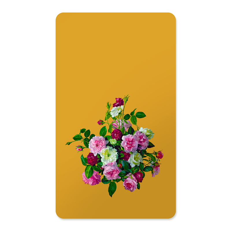 Victorian Rose Bouquet Rectangle Mousepad