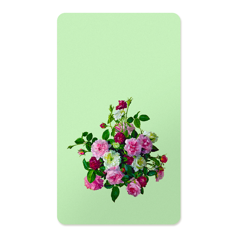 Victorian Rose Bouquet Rectangle Mousepad