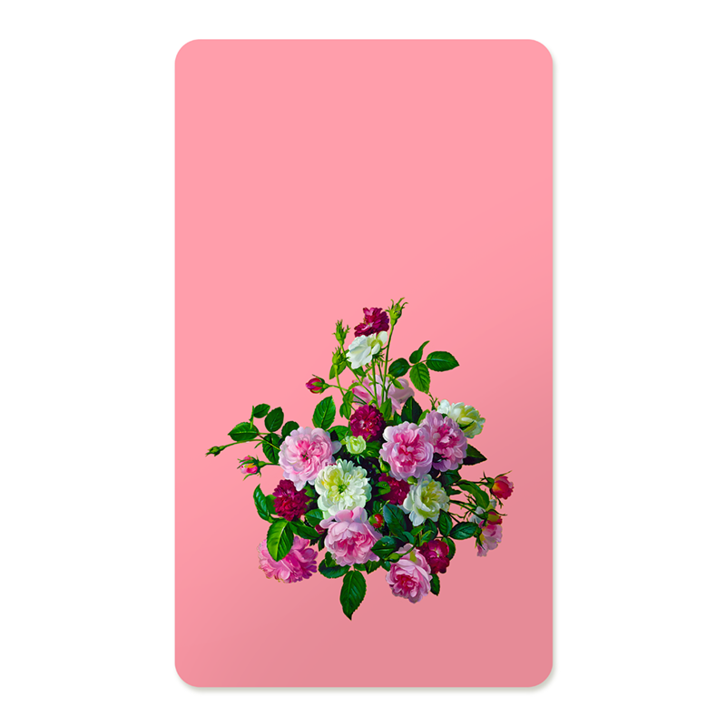 Victorian Rose Bouquet Rectangle Mousepad
