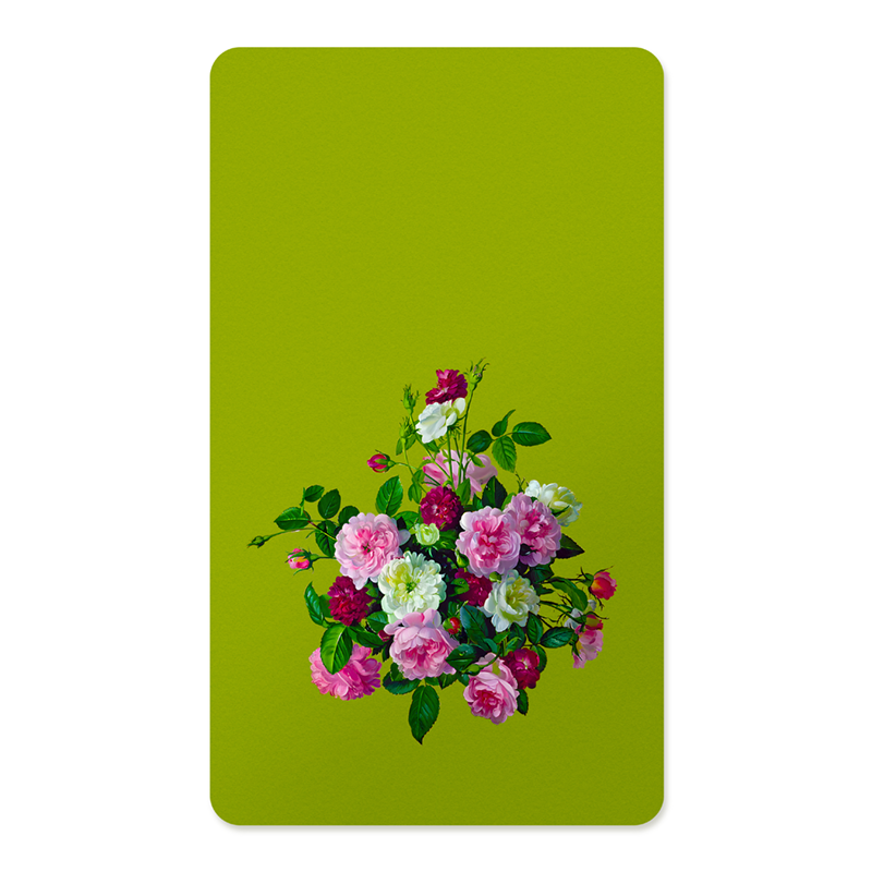 Victorian Rose Bouquet Rectangle Mousepad