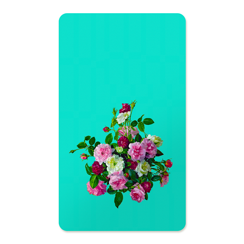 Victorian Rose Bouquet Rectangle Mousepad