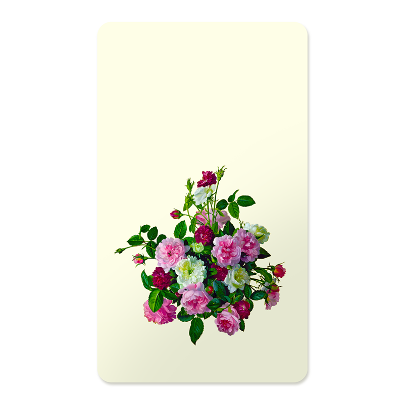 Victorian Rose Bouquet Rectangle Mousepad