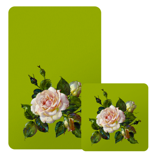 White Rose Mousepad