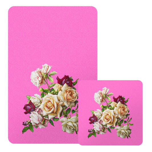 Muted Blush Rose Bouquet Mousepad