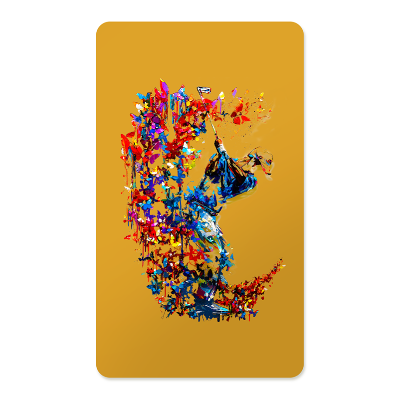 Butterfly Golfer Rectangle Mousepad