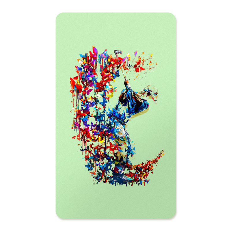 Butterfly Golfer Rectangle Mousepad