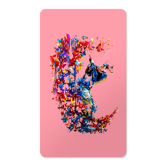 Butterfly Golfer Rectangle Mousepad