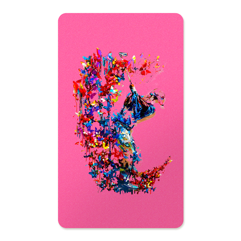 Butterfly Golfer Rectangle Mousepad