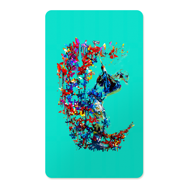 Butterfly Golfer Rectangle Mousepad