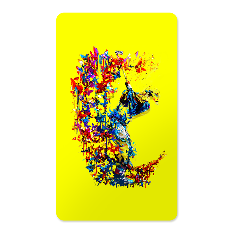 Butterfly Golfer Rectangle Mousepad