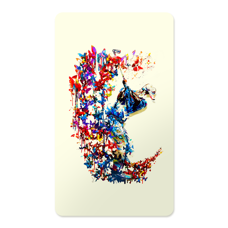 Butterfly Golfer Rectangle Mousepad