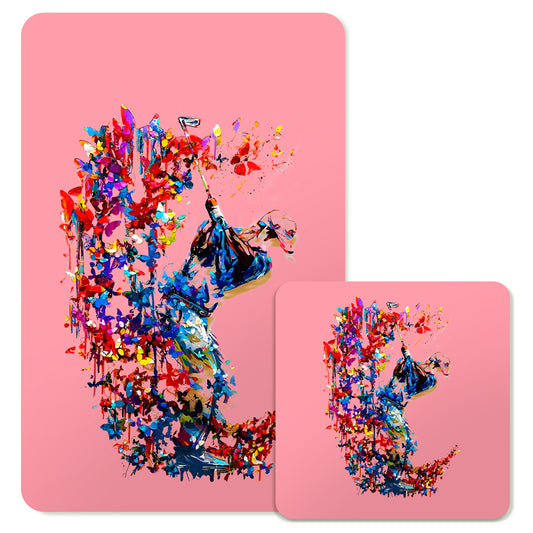 Butterfly Golfer Mousepad