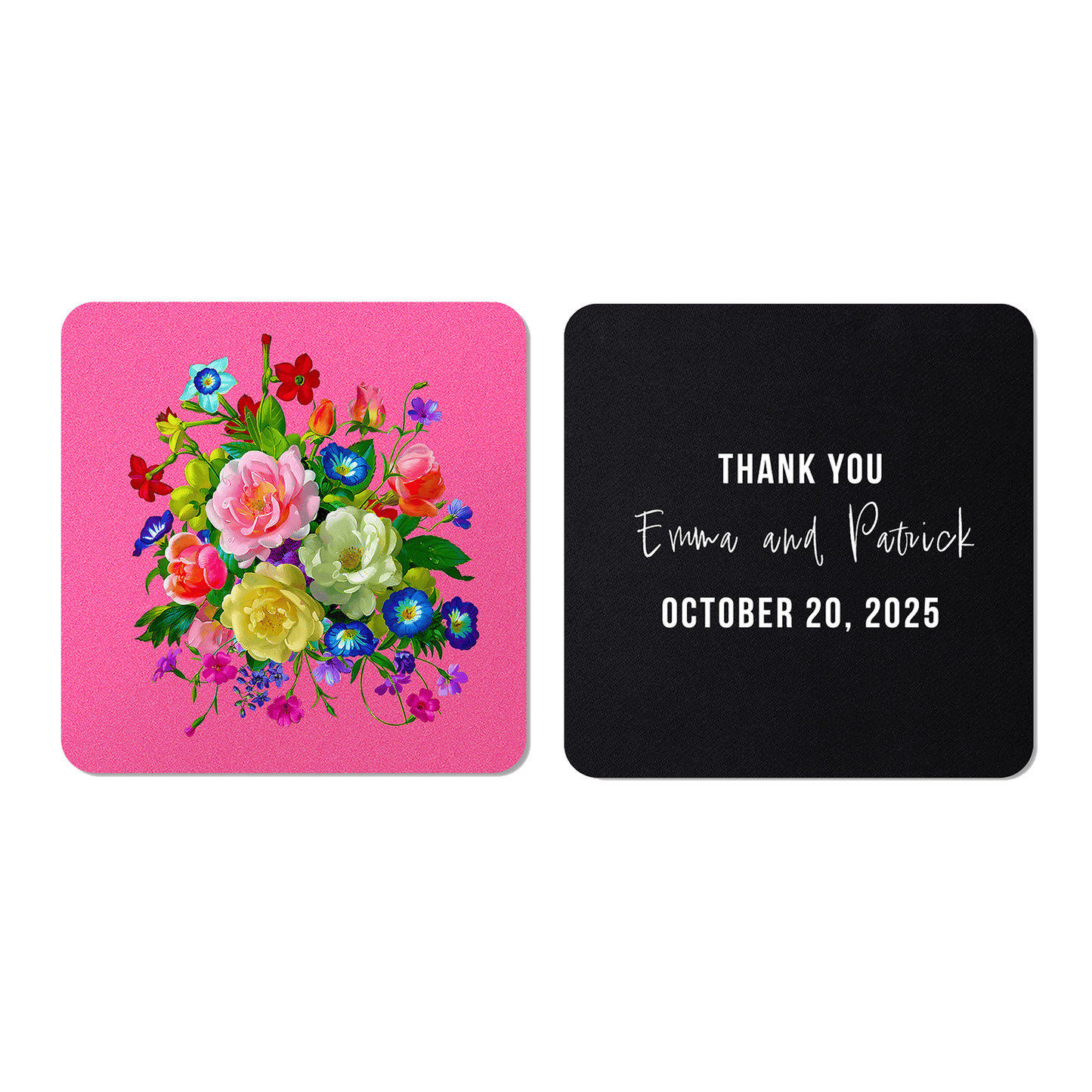 Personalized Wedding Coaster