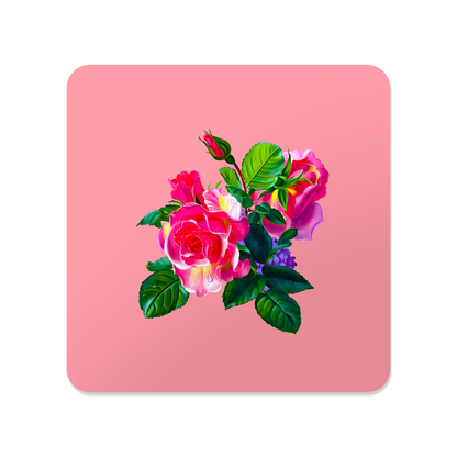 Rose Trio Bouquet Coaster