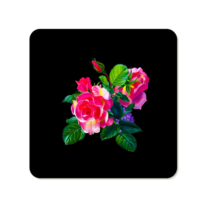 Rose Trio Bouquet Coaster