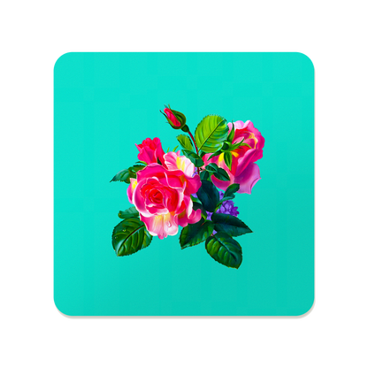 Rose Trio Bouquet Coaster