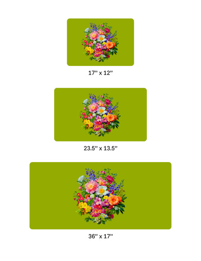 Cottagecore Floral Desk Mat, Smooth Anti-Scratch Desk Protector Pad